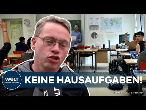 DEUTSCHLAND: Bürger fordern - Keine Hausaufgaben in der Schule!