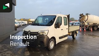 Renault Master 150PK Open Laadbak Dubbel Cabine 150PK Airco LED Euro6 Pr flatbed truck < 3.5t | Image 2 - Autoline