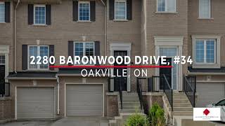 2280 Baronwood Drive  Unit 34  Oakville  ON