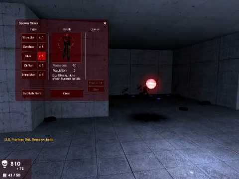 Zombie Master: Zombie gameplay