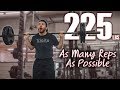 225LBS SQUAT AMRAP CHALLENGE!!