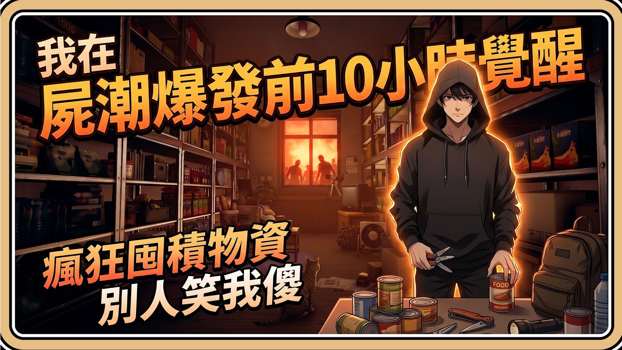 我在屍潮爆發前10小時覺醒！瘋狂囤積物資別人笑我傻🤣輪迴型末日生存遊戲#1 (中文字幕)