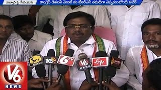 Ex MP Vivek criticizes TRS Government over Farmers Suicides - V6 News