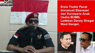 Download lagu Akhirnya Immanuel Ebenezer di pecat dari Komisaris oleh Erick Thohir , MPS: WADDUH mp3