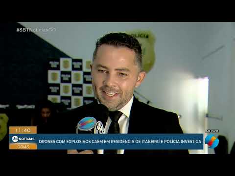 Drones com explosivos caem em casa de empresário de Itaberaí