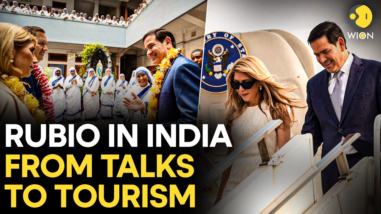 Rubio In India: US Secretary Marco Rubio Begins Maiden India Visit in Kolkata | WION ORIGINALS