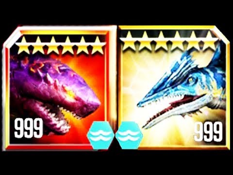 PLOTOSAURUS vs NEW BOSS MEGALODON COLOSSUS 04 (JURASSIC WORLD)
