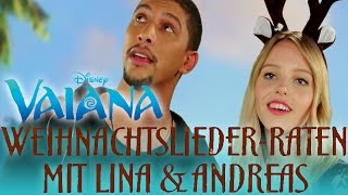 Weihnachtslieder erraten mit Lina & Andreas - Synchronsprecher von VAIANA | Disney HD