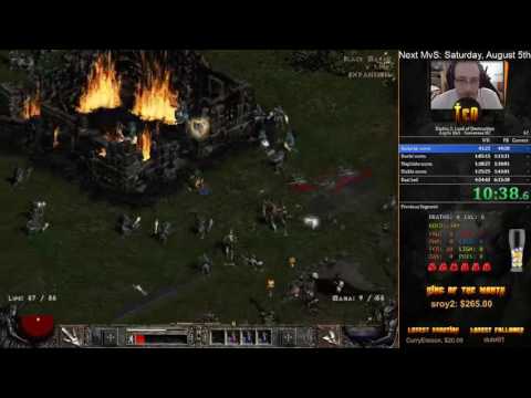 Diablo 2 Sorceress Any% Hell HC RTA Speedrun - 4:58:46