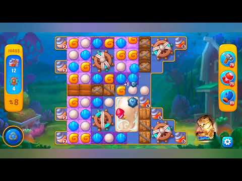 Fishdom, 10453 level,no Booster - 10453 уровень, прохождение без бустеров.
