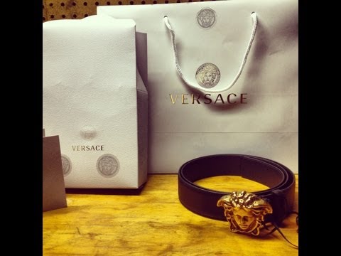 fake versace belt vs real