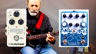 TC Electronic Mimiq + Earthquaker Devices Avalanche Run = Awesome Stereo Ambient Guitar!
