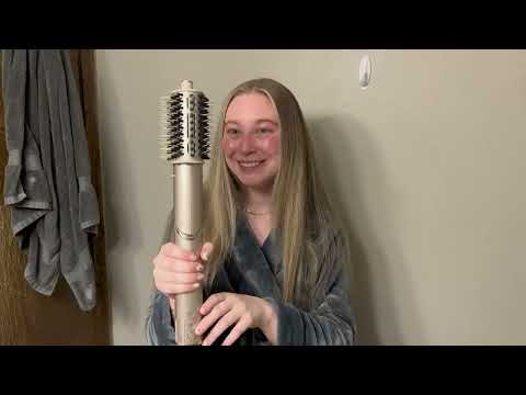 Shark FlexStyle Air Styling & Drying System, Powerful Hair Dryer Brush & Multi-Styler with Auto-Wrap Curlers, Paddle Brush, Oval Brush, Concentrator Attachment, Stone, HD430 video review thumbnail