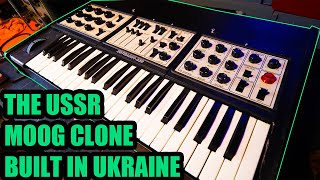 Video thumbnail for USSR 80's Mini Moog Clone Built In Now Ukraine - ESTRADIN 230 by LOOK MUM NO COMPUTER