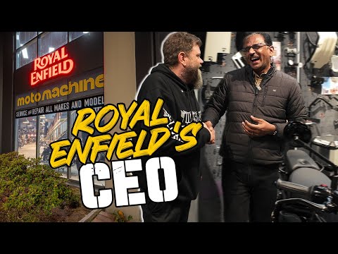 Royal Enfield CEO Interview - Motomachine Royal Enfield Shop Launch LTR Vlog Ep6 - Live To Ride
