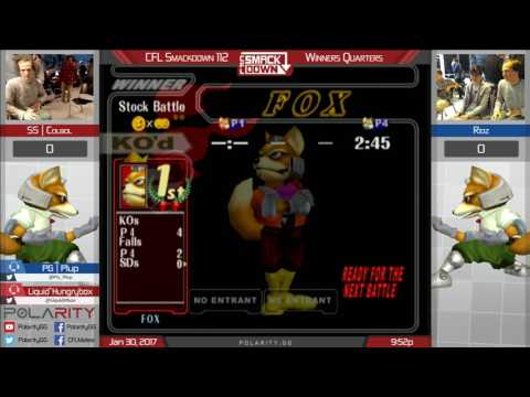 CFL Smackdown 112 Melee - Ridz (Fox) vs Colbol (Red) - Winners Quarters