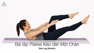 Bài tập Pilates: Kéo dãn một chân