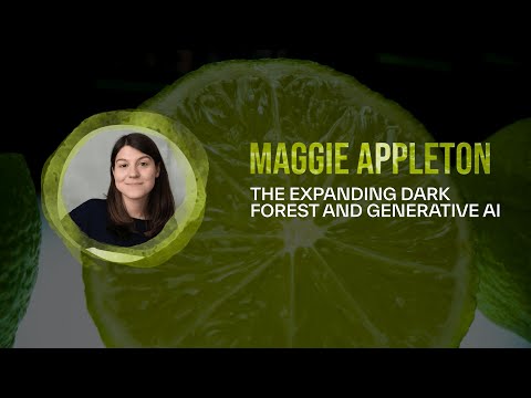 Maggie Appleton – The Expanding Dark Forest and Generative AI – beyond tellerrand Düsseldorf 2024