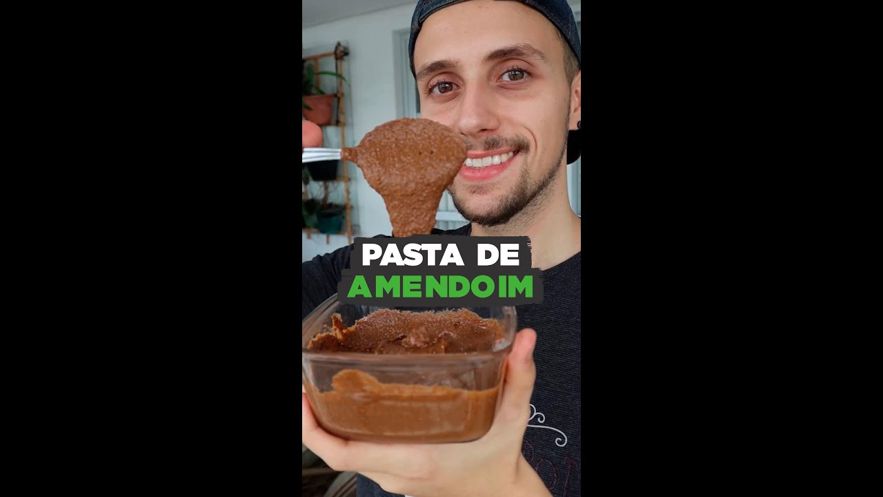 Watch Now PASTA DE AMENDOIM CASEIRA DE CHOCOLATE!! #Shorts PASTA DE AMENDOIM CASEIRA DE CHOCOLATE!! #Shorts