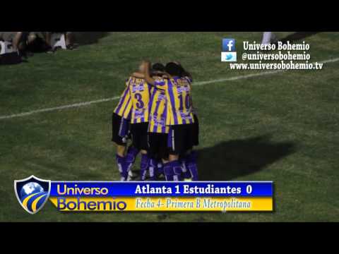 Atlanta 1 Estudiantes 0  - B Metropolitana fecha 4