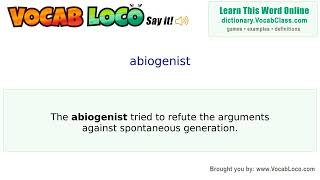 Video thumbnail for abiogenist