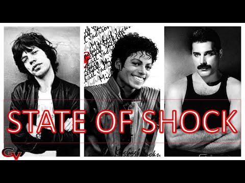 Michael Jackson, Mick Jagger, Freddie Mercury - STATE OF SHOCK (GV Official Video)