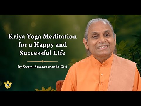 “Kriya Yoga Meditation for a Happy and Successful Life” | World Meditation Day Talk By YSS Sannyasi