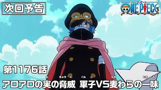ONE PIECE 1176話予告「アロアロの実の脅威　軍子VS麦わらの一味」