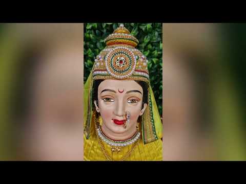 Aadhya Shakti Navadurga Devi Face for Kalash Ki Sthapna Navratri Puja video