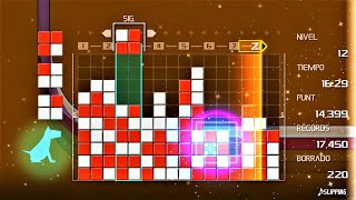 CONTRARELOJ BORRANDO CUADROS 1 LUMINES REMASTERED GAMEPLAY