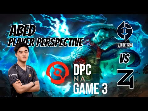 Abed [Storm Spirit] EVIL GENIUSES vs 4 ZOOMERS - Dota Pro Circuit 2021 - GAME 3