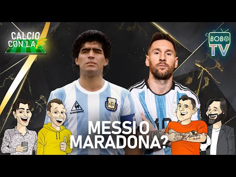 DE ZERBI ALLA BOBO TV | Meglio Messi o Maradona? | Calcio con la F