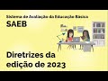 Cartilha SAEB - diretrizes da edição de 2023