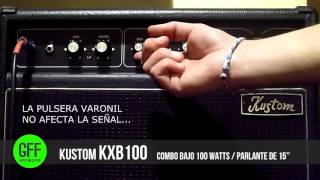 Video thumbnail for GFF Music - Testeo KUSTOM KXB100 - Combo de bajo 100 watts / 15'' by gffkorn