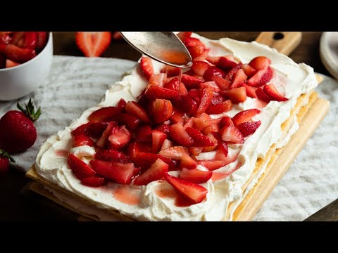 Erdbeerkuchen Rezept mit Mascarpone