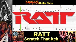 Scratch That Itch - RATT - Guitar + Bass TABS Lesson