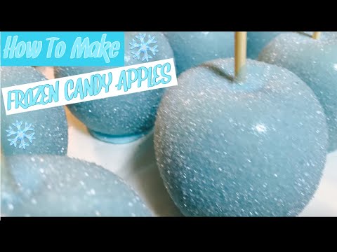 HOW TO MAKE CANDY APPLES| DIY FROZEN INSPIRED CANDY APPLES