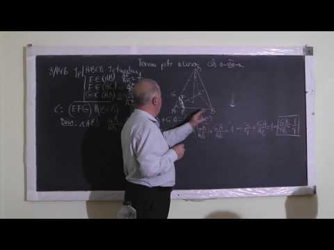 1/2 1211 Piramida Cub Plane paralele Distanta dintre 2 plane Dreapta perpendiculara pe plan Clasa 8