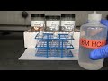 Reaction of copper, zinc and magnesium with HCl