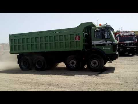 Mercedes 3535 Green in operation