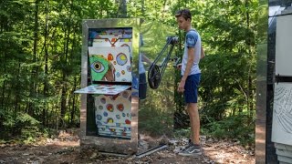 Mobile Studio Architects creates giant flip-books in the forest