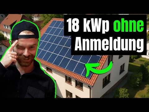 How to install a PV system without registration or an electrician (real example)