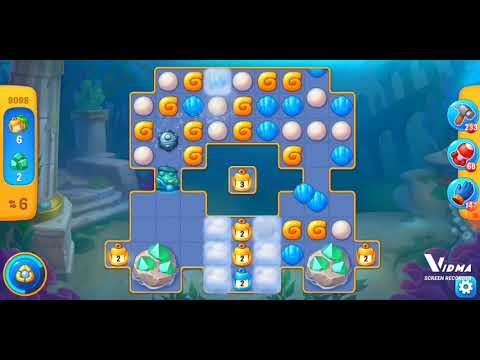 Fishdom. 9098 level no boosters and diamonds. 11 moves