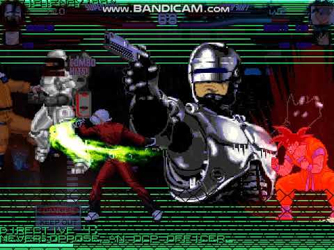 MUGEN Request: Robocop & Ash Crimson Vs Naruto & Goku