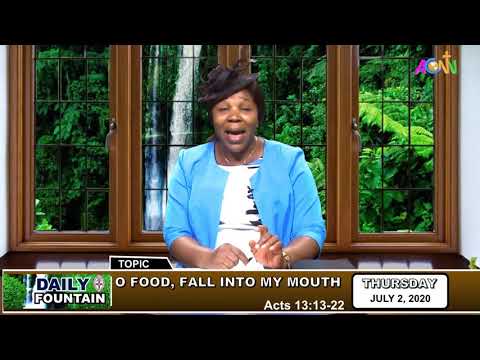 DAILY FOUNTAIN DEVOTIONAL OF JULY 2, 2020 - MRS. CHIOMA ERNEST-ONUOHA