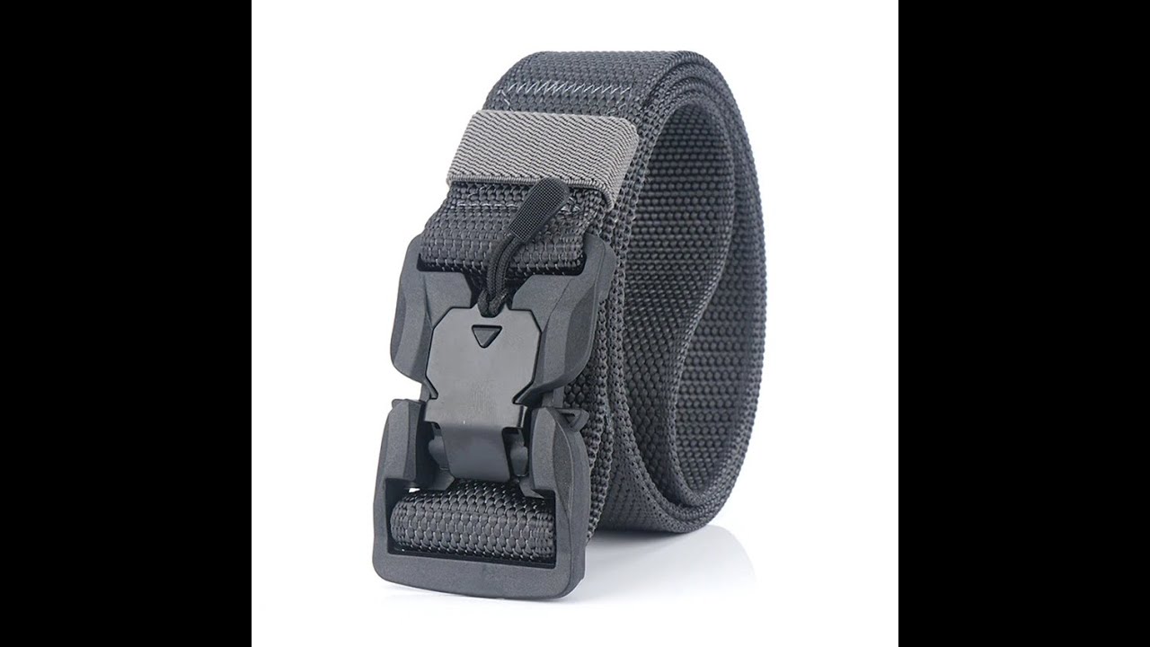 2020 Belt For Men Magnetic Buckle Casual Jeans Belts Light Military Tactical Designer Nylon Belt