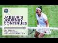 Ons Jabeur Reaches Quarter-Finals of Wimbledon | Wimbledon 2022