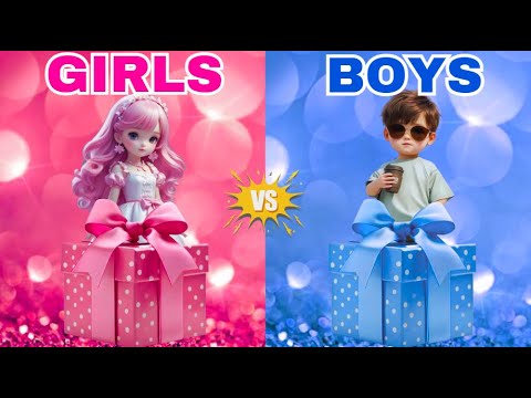 Choose Your Gift 🎁😍🤮 2 Gift box challenge || Boys Vs Girls #pickonekickone #wouldyourather (Part-3)