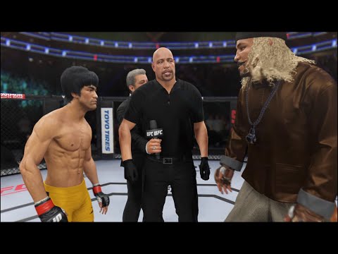 Bruce Lee vs. Indian Magician - EA Sports UFC 4 - Epic Fight 🔥🐲