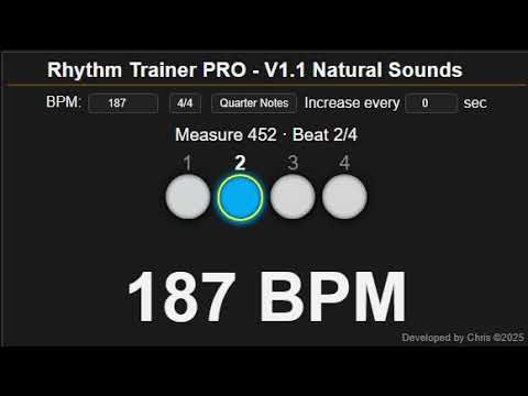 Metronome 187 BPM